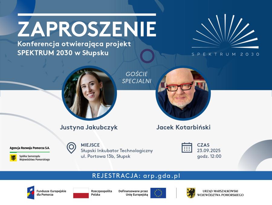 Konferencja inaugurująca projekt Pomorski System Usług Informacyjnych i Doradczych SPEKTRUM 2030 w Gdańsku, 16 września
