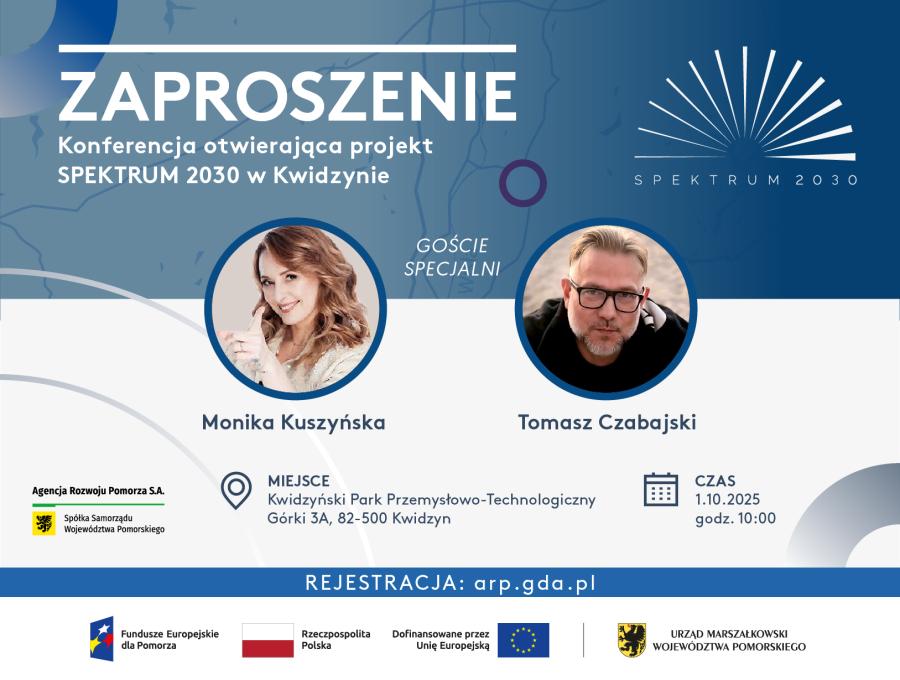 Konferencja inaugurująca projekt Pomorski System Usług Informacyjnych i Doradczych SPEKTRUM 2030 w Kwidzynie