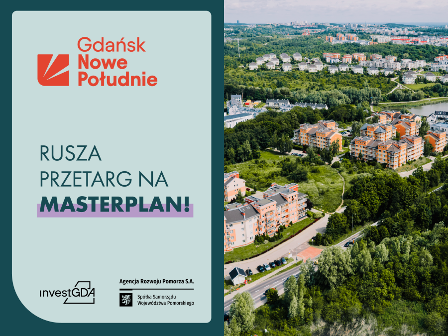 Masterplan Gdańsk Nowe Południe: ruszył przetarg na koncepcję rozwoju dzielnicy
